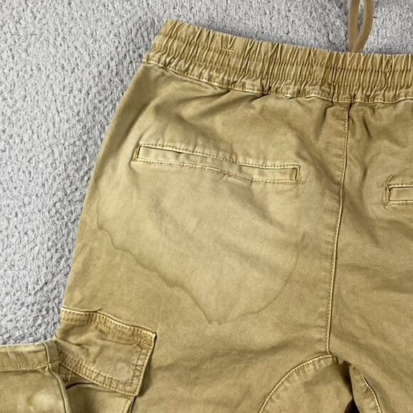 Pacsun Men's S Cargo Drawstring Elastic Waist Jogger Pants Tan Khaki Small 30x30 - Picture 11 of 11